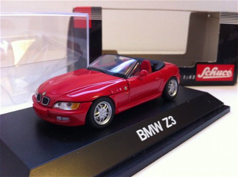 1:43 Schuco 04141 BMW Z3 Cabriolet 1995-2002 rood - 0