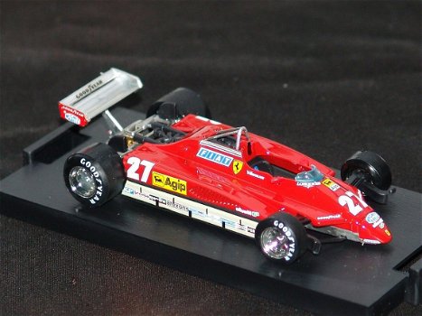 1:43 Brumm R267 Ferrari 126C2 F1 San Marino 1982 #27 Gilles Villeneuve - 0