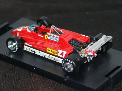 1:43 Brumm R267 Ferrari 126C2 F1 San Marino 1982 #27 Gilles Villeneuve - 1