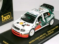 1:43 Ixo Skoda Fabia WRC #12 Cuprus rally 2005