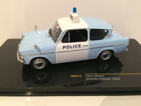 1:43 Ixo CLC111 Ford Anglia Police Politie GB 1963 - 1