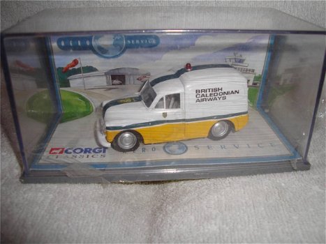 1:43 Corgi BMC Morris Minor 1000 luchthaven Service Van - 0