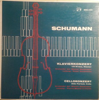 LP - Schumann - klavierkonzert, Lili Kraus - Cellokonzert, Aldo Parisot - 0