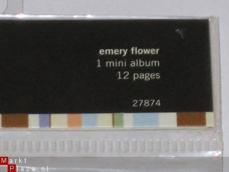 SALE! NIEUW Cheeky mini album Emery Flower Making Memories - 1