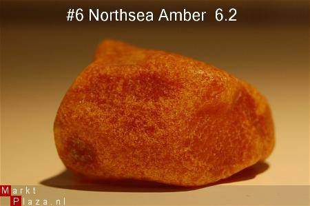 #6 Ruwe Barnsteen Natural Amber Bernstein - 1