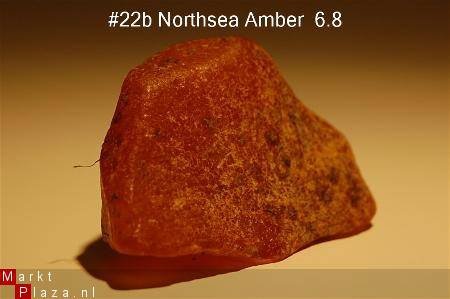 #22 Ruwe Barnsteen Natural Amber Bernstein - 1