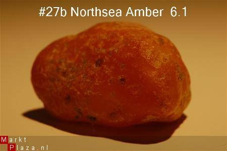 #27 Ruwe Barnsteen Natural Amber Bernstein - 1