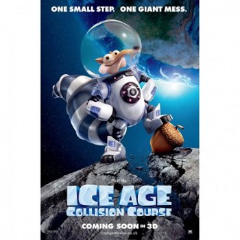 Ice Age 5: Collision Cours bioscoop poster bij Stichting Superwens! - 1