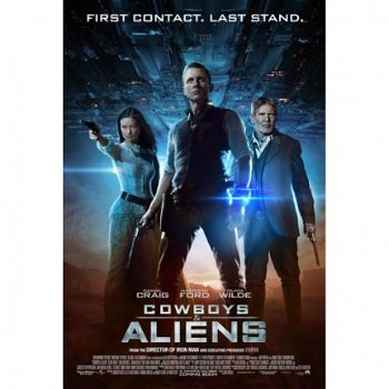 Cowboys and Aliens bioscoop poster bij Stichting Superwens! - 1