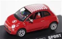 1:43 Norev 770028 Fiat 500 Sport #5 2007 rood - 0 - Thumbnail