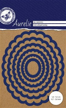 Aurelie, Die - Oval Scalloped Nesting ; AUCD1012 - 1
