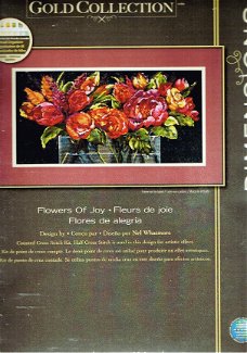 DIMENSIONS Borduurpakket , FLOWERS OF JOY