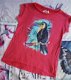 ### Leuk shirtje met tropische vogel.(146/152) ### - 1 - Thumbnail