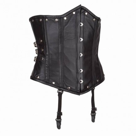 Echt leren corset model 06 waist cincher in xs t/m 10xl - nr. 1