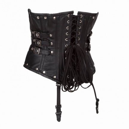 Echt leren corset model 06 waist cincher in xs t/m 10xl - Afbeelding 2