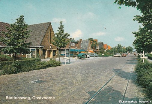Stationsweg Oostvoorne 1970 - 1