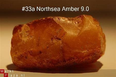 #33 Ruwe Barnsteen Natural Amber Bernstein - 1