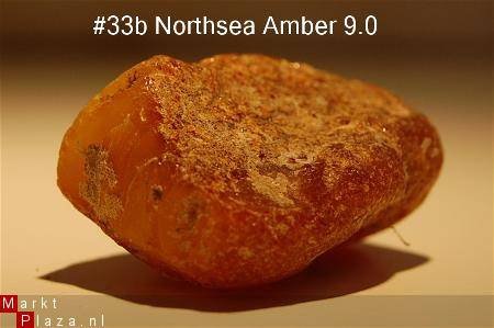#33 Ruwe Barnsteen Natural Amber Bernstein - 1