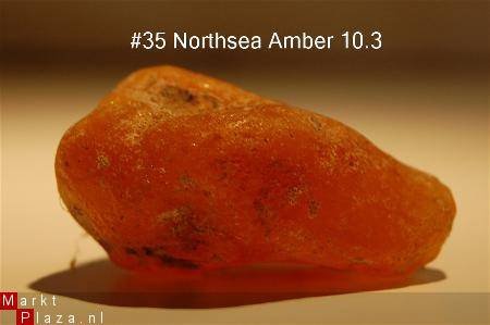#35 Ruwe Barnsteen Natural Amber Bernstein - 1