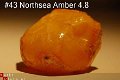 #43 Ruwe Barnsteen Natural Amber Bernstein - 1 - Thumbnail
