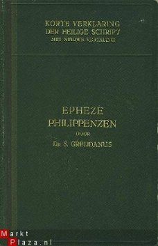 Greijdanus, S; Epheze ; Philippenzen