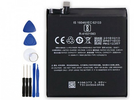 Batteria BA871 3000mAh/11.55WH Meizu MeiLan M15 M871Q - 1