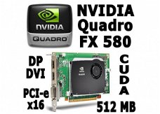 nVidia Quadro FX 580 600 1800 2000 K4200 PCI-e VGA Kaart W10