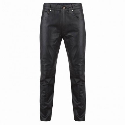 Heren leren broek model motor in maat 30 t/m 44 - nr. 1