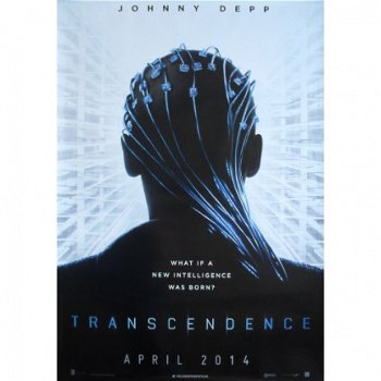 Transcendence bioscoop poster bij Stichting Superwens! - Johnny Depp - 1