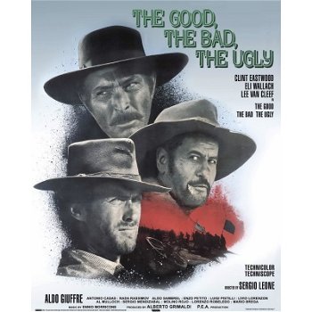 The Good, The Bad, The Ugly poster bij Stichting Superwens! - 1