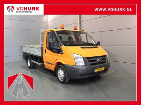 Ford Transit - 350M 2.4 TDCI Open Laadbak 1e eigenaar dealer onderh. Trekhaak/Pick Up - 1