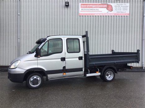 Iveco Daily - Kipper Dub Cab , Airco, 35 C 13 345 Trekhaak 3500 kg 127 pk - 1