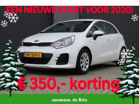 Kia Rio - 1.2 CVVT ComfortLine | Airco | Trekhaak | Fabrieksgarantie | - 1