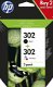 HP 302 - Inktcartridge / Zwart / Kleur / Dual-Pack - 1 - Thumbnail