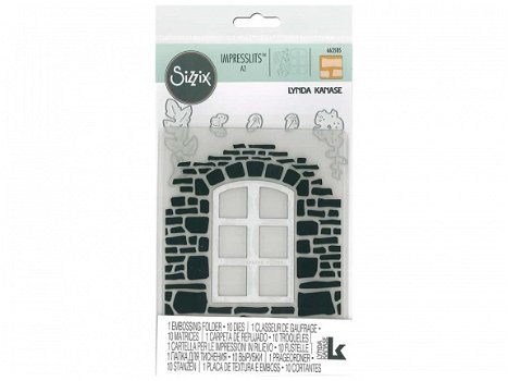 Sizzix, Impresslits Embossing Folder - Window Box ; 663585 - 1