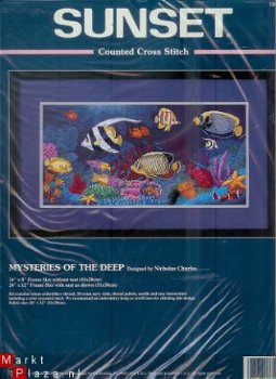 SALE SUNSET GROOT BORDUURPAKKET MYSTERIES OF THE DEEP - 1