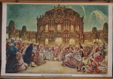 Schoolplaat van "Fest an einem deutschen Fürstenhof im 18 Jahrhundert".