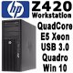 HP Z420 Workstation E5-1620 Quad-Core 3.8Ghz 16GB 500GB SATA - 1 - Thumbnail