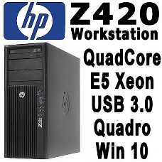HP Z420 Workstation E5-1620 Quad-Core 3.8Ghz 16GB 500GB SATA