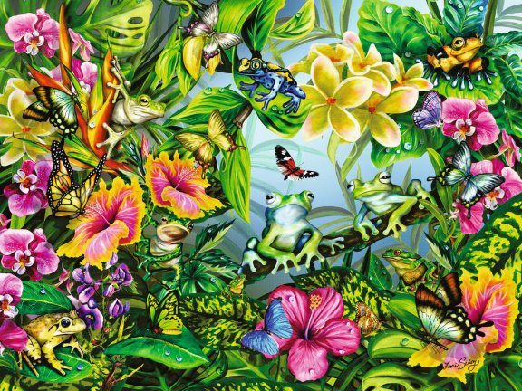 Ravensburger - Find the Frogs - 1500 Stukjes Nieuw - nr. 1