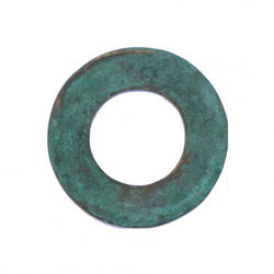 Bronzen cijferring met minuten-arcaderie Ø 15,1 cm. (Art.Nr. D01-105)