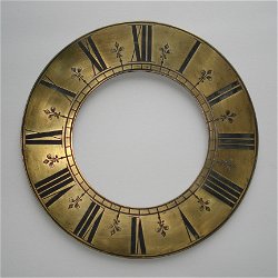 Messing cijferring Ø 23 cm. (Art.Nr. D01-103)