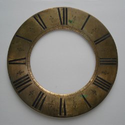 Messing cijferring Ø 24,2 cm. ( Art.Nr. D01-101)