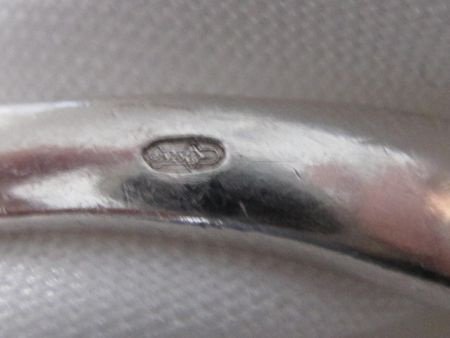 Zilveren ring met ribbel maat 18.1 - Afbeelding 7
