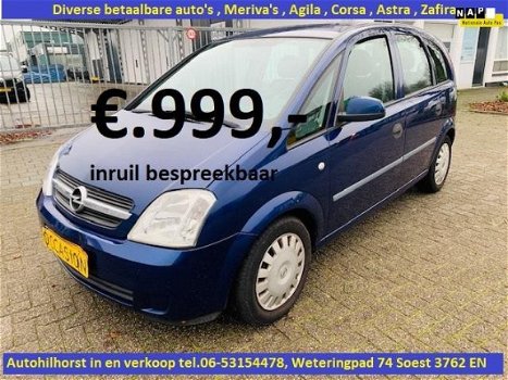 Opel Meriva - 1.4-16V Temptation , DIVERSE MERIVA , Agila , astra , corsa , tevens inkoop - 1