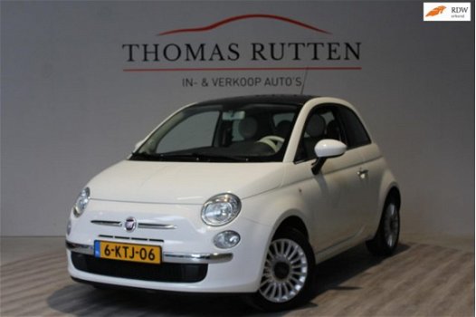 Fiat 500 - 1.2 Pop 2010/ Panoramadak/ Airco/ Elek Ramen + Spiegels/ LM/ Stuur bed./ Radio CD/ Onderh - 1