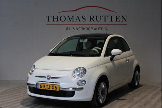 Fiat 500 - 1.2 Pop 2010/ Panoramadak/ Airco/ Elek Ramen + Spiegels/ LM/ Stuur bed./ Radio CD/ Onderh - 1