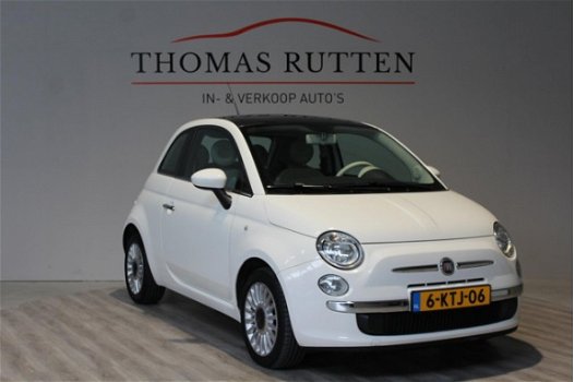 Fiat 500 - 1.2 Pop 2010/ Panoramadak/ Airco/ Elek Ramen + Spiegels/ LM/ Stuur bed./ Radio CD/ Onderh - 1