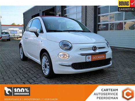 Fiat 500 C - 1.2 Lounge | Cabrio | Navi | Led | Airco | - 1