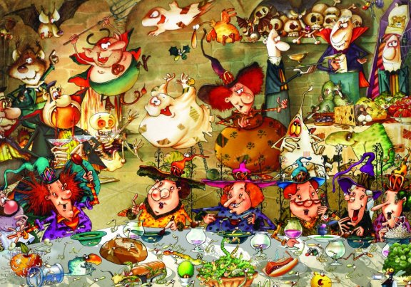Grafika - Witches - 2000 Stukjes Nieuw - nr. 1